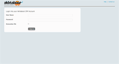 Desktop Screenshot of crm.akhtaboot.com