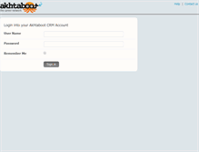 Tablet Screenshot of crm.akhtaboot.com